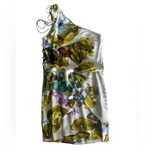 Floral One-Shoulder Dress by Ali Ro